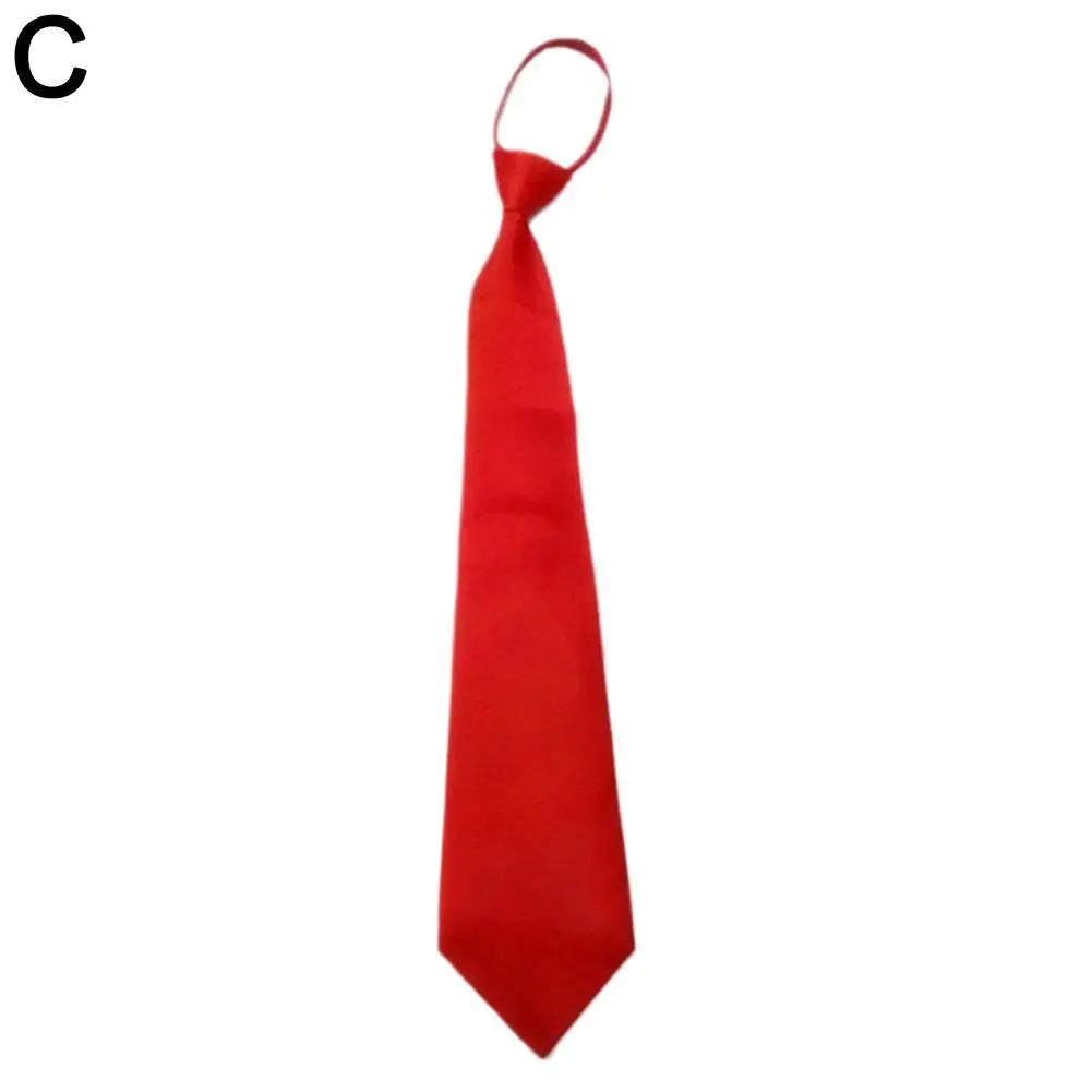 Cravate unisexe pour hommes et femmes, fermeture éclair, noire, à clip, pour hommes, cravates de sécurité, cravates pour vêtements, cravates mates pour porteurs funéraires