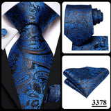 Hi-Tie – Cravate de mariage en soie violette unie à motif cachemire pour homme, ensemble de qualité avec boutons de manchette et mouchoir, cadeau tendance, livraison directe