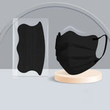 50pcs Butterfly Shaped Design Disposable Face Mask Breathable 3layer Morandi Color Protective Face Cover V-face Anti Dust Mask