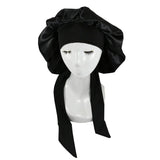 Bonnet de nuit en satin pour femme et homme, bonnet de nuit unisexe, bonnet de douche