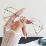 Blue Ray Blocking Anti-Blue Light Glasses Eye Protection PC Square Eyeglasses Ultralight Optical Spectacle Eyeglass Office