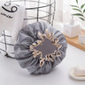 1Pcs Women's Elastic Band Satin Silky Bonnet Sleep Cap Hair Care Hair Dryers Female Hair Protect Bonnet Nightcap Satin Bath Cap