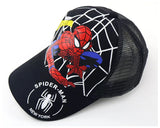 HotToys Spiderman Baseball Cap Boys Girls Hats Superhero Peripheral Sunhat Childrens Birthday Gift Cosplay Props Fashion Caps