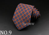 Cravate rayée pour homme, motif cachemire floral, marron et gris, idéale pour les loisirs, les affaires, le quotidien, les mariages, les fêtes, les accessoires, cadeau
