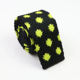 Cravates classiques en tricot pour hommes, cravates décontractées, à pois, à carreaux, pour loisirs, chaudes, pour affaires, mariage, largeur 6 cm