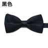 Fashion Kids Solid Color Bow Ties Imitation Silk Student Bowties Soft Black Red Butterfly Bowknot Wedding Party Cute Pet Cravat