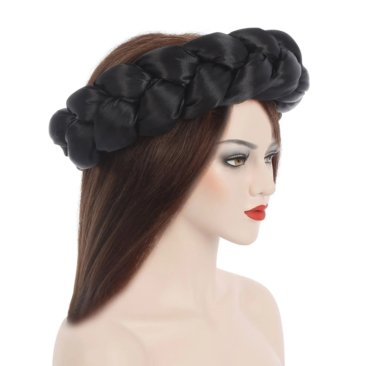 Fashion Candy Color Braids Twist Headbands for Women African Headwear Elastic Hair Bands Ladies Turban Female Bandage Headwrap