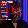 Spider Man Masks Can Blink Cosplay Helmet Moving Eyes Model Party Props Elastic Toys Adults Kids Halloween Christmas Gifts
