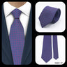 Cravates élégantes à pois pour hommes LYL 7 cm, cravate de luxe avec imprimé géométrique, cadeau pour invités, accessoires de festival pour gentleman