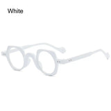 Round Square Frame Blue Light Blocking Glasses Japanese Style Unisex Non-Prescription Glasses Eyeglasses Frame
