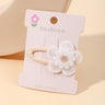 1pcs Ins Daisy Flower Hair Clips Baby Girl Hairpins for Kids Lace White Barette Princess Hooks Infant Accessories Korean