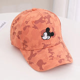 Casquette de baseball Mickey en coton pour enfants, offre spéciale, motif dessin animé, pour filles et garçons