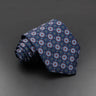 Men's Fashion Silk Tie 7.5cm Soft Novelty Necktie Blue Green Orange Color Ties For Men Dot Floral Bowtie Wedding Business Gift