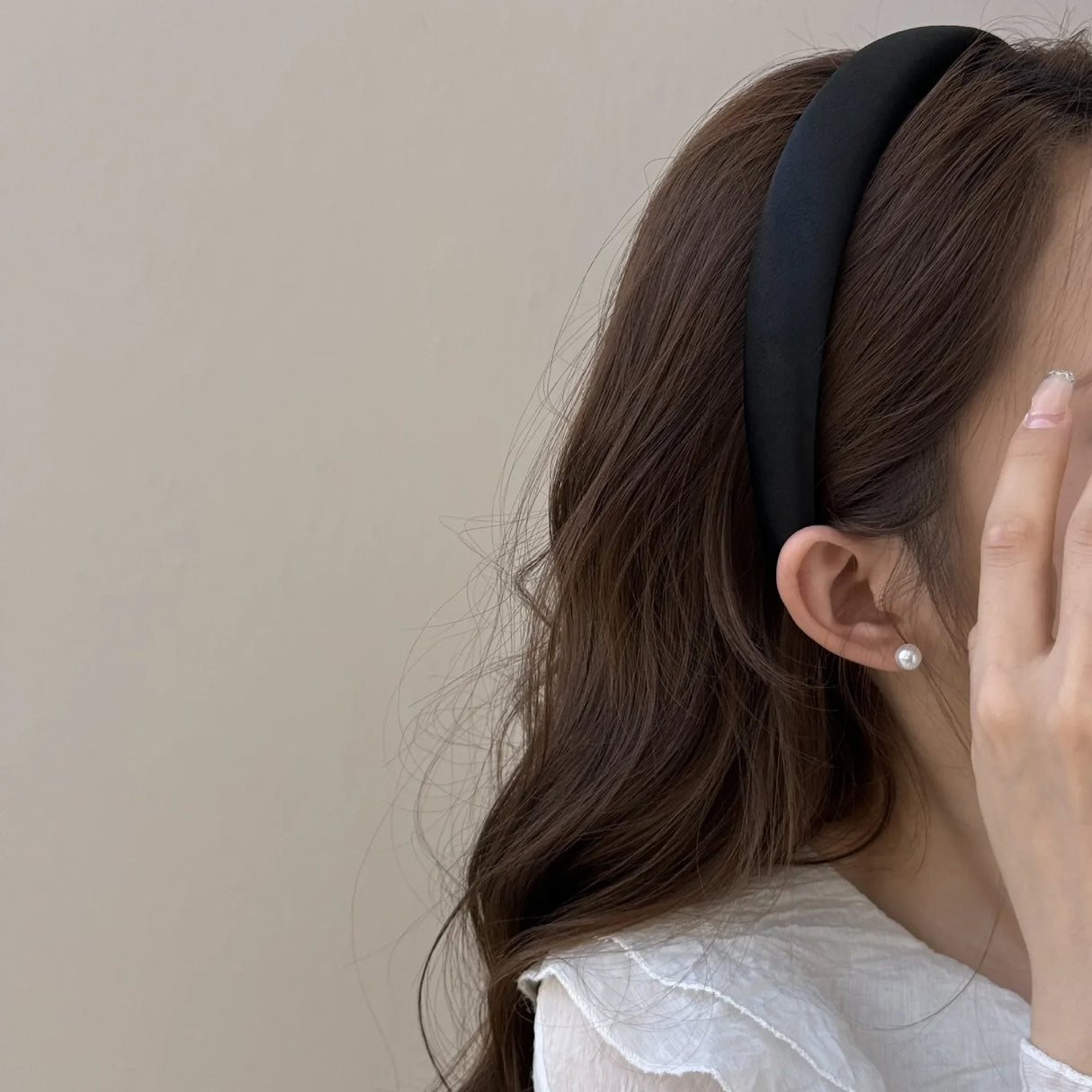 Korean Style Sponge Hairband Women's Fashionable Soft Versatile Headband Elegantly Designed Face Washing Popular Internet Red