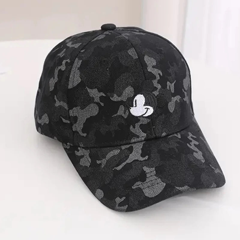 Casquette de baseball Mickey en coton pour enfants, offre spéciale, motif dessin animé, pour filles et garçons