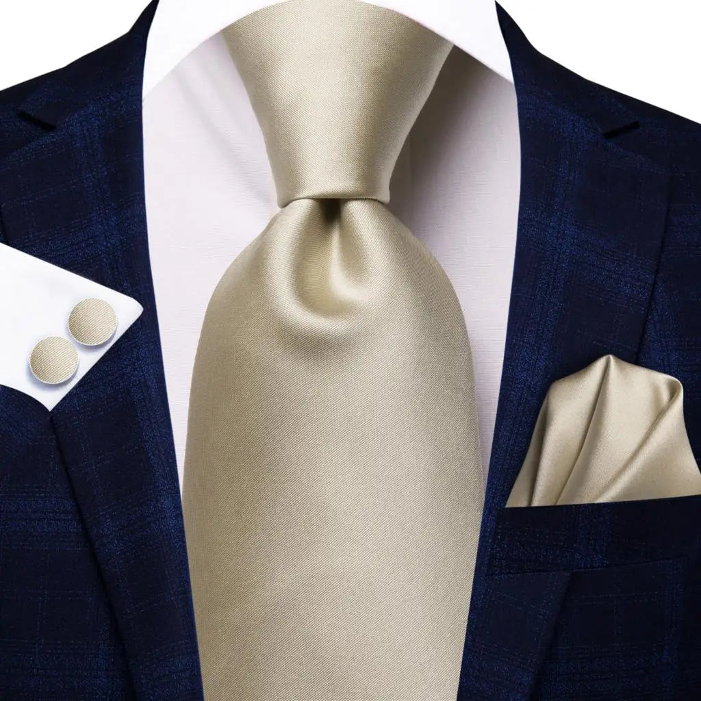 Hi-Tie Cravate de mariage en soie pour homme, motif cachemire, couleur unie, rose, corail, design tendance, qualité, mouchoir, bouton de manchette, fête d'affaires