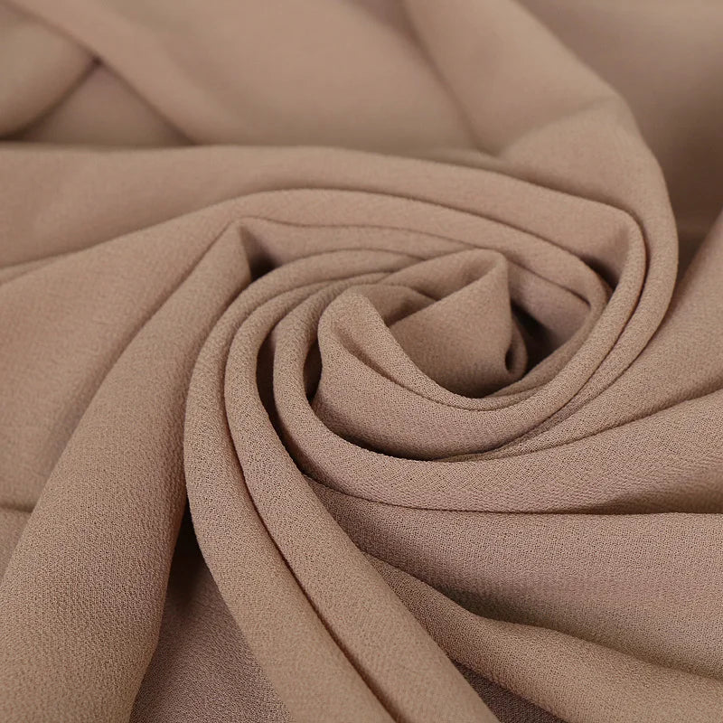 Turban populaire pour femmes, écharpe respirante de couleur unie, hijab de luxe de haute qualité, 2024