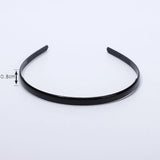 1 Piece Simple Women Headbands Fashion Head Band for Girls  Solid Black Color Casual Hair Accessories Plastic Headbans Wholesale