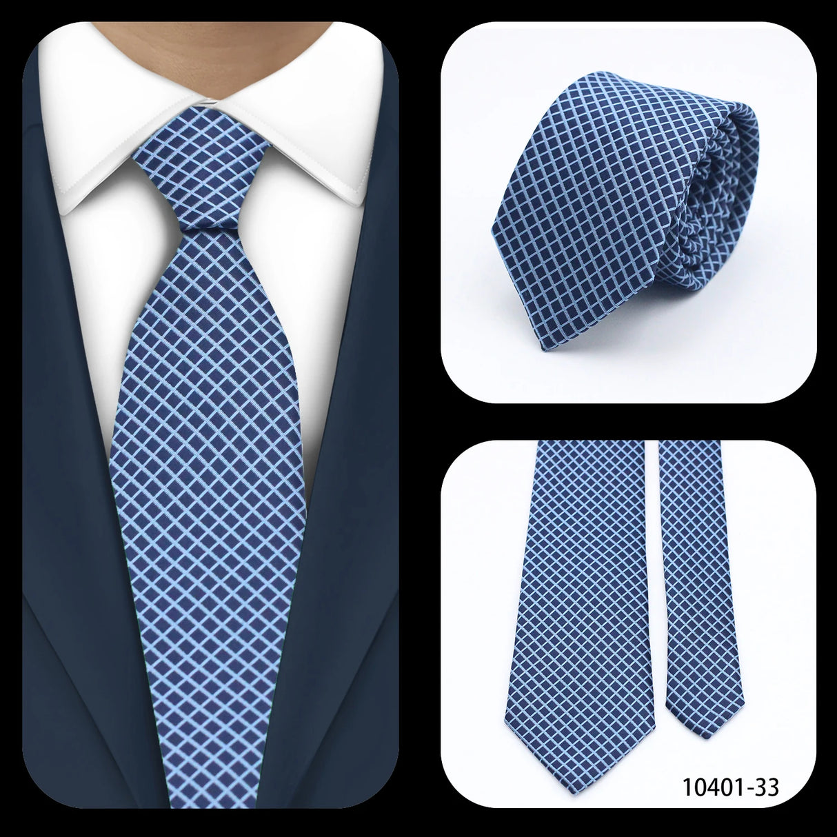 Cravates élégantes à pois pour hommes LYL 7 cm, cravate de luxe avec imprimé géométrique, cadeau pour invités, accessoires de festival pour gentleman