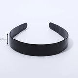1 Piece Simple Women Headbands Fashion Head Band for Girls  Solid Black Color Casual Hair Accessories Plastic Headbans Wholesale