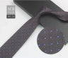 Cravate à fleurs en grille, tissée en gros, 8 cm, accessoires de mariage, bleu, homme, pois, cachemire, convient aux groupes, fêtes, bureau
