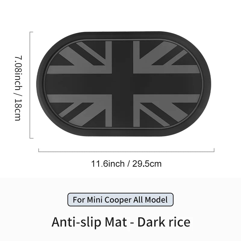 For Mini Cooper S JCW F56 F60 R56 R60 F65 F66 U25 Universal Car Dashboard Non Slip Mat Pads Automotive Interior Decorations