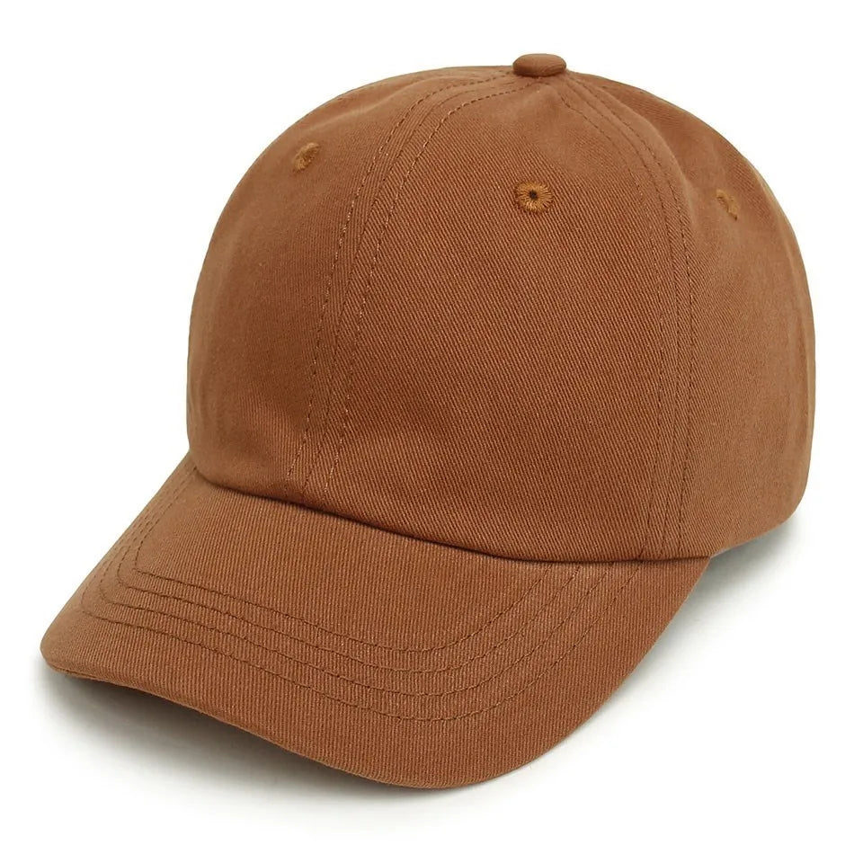 Casquettes pour enfants, couleur unie, en coton respirant, à rabat, ajustable, pour bébés, filles, été, de 1 à 5 ans