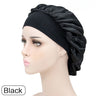 Adjust Solid Satin Bonnet Hair Styling Cap Long Hair Care Women Night Sleep Hat Silk Head Wrap Shower Cap Hair