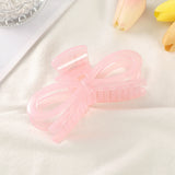 13cm Large Hair Clip For Thick Hair Claws Crab Girls Curly Transparent Coffee Hairpin Clamps Women Korean Ponytail Accessories