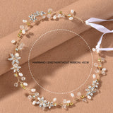 Wedding Headbands For Women Bride Handmade Crystal Rhinestone Tiaras Silver Color Hairbands Hair Accessories Queen Headband Gift