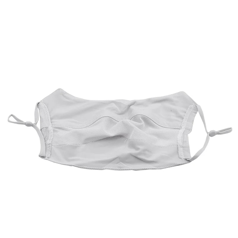Masque de protection solaire sans trace pour femmes, en soie glacée, anti-ultraviolet, respirant, fin, tendance, été, 2024