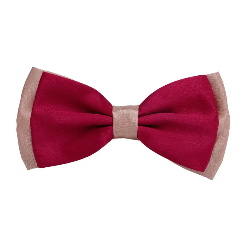 Men Bowties Classic Satin Bowtie Hot Sale Gentleman Necktie For Wedding Party Adjustable Solid Colorful Men Bow Ties Neck Cravat