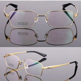 BETSION New Retro Square Pure Titanium Upscale Men Optical Glasses Frames Women Fashion Prescription Eyeglasses