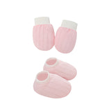 Conjunto de 2 o 3 gorros para bebé de primavera y otoño con forma de oreja, guantes y calcetines, gorros para recién nacidos, accesorios de fotografía informales, gorro de dormir a la moda.