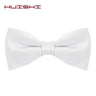 HUISHI Bow Ties For Men Solid Stripe Black Pearl White Bowtie Elegant Mans Bussiness Wedding Party Accessories Butterfly Bow