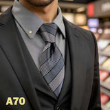 Cravates classiques jaunes et marron pour hommes, tenue de soirée, mariage, école, livraison directe