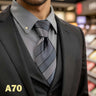 Cravates classiques jaunes et marron pour hommes, tenue de soirée, mariage, école, livraison directe