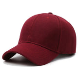 Casquette unisexe décontractée, unie, ajustable, à rabat, style hip-hop, pour homme et femme