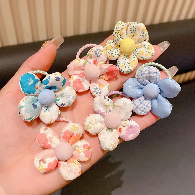 Lot de 10 chouchous en caoutchouc pour bébé fille, chouchous colorés et mignons pour queue de cheval