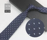Cravate à fleurs en grille, tissée en gros, 8 cm, accessoires de mariage, bleu, homme, pois, cachemire, convient aux groupes, fêtes, bureau