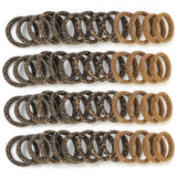 5pcs Leopard Print High Elastic Hair Ties Scrunchie Ties High Elasticity Ponytail Holder Women Girls Hair Rings Rope Accessories