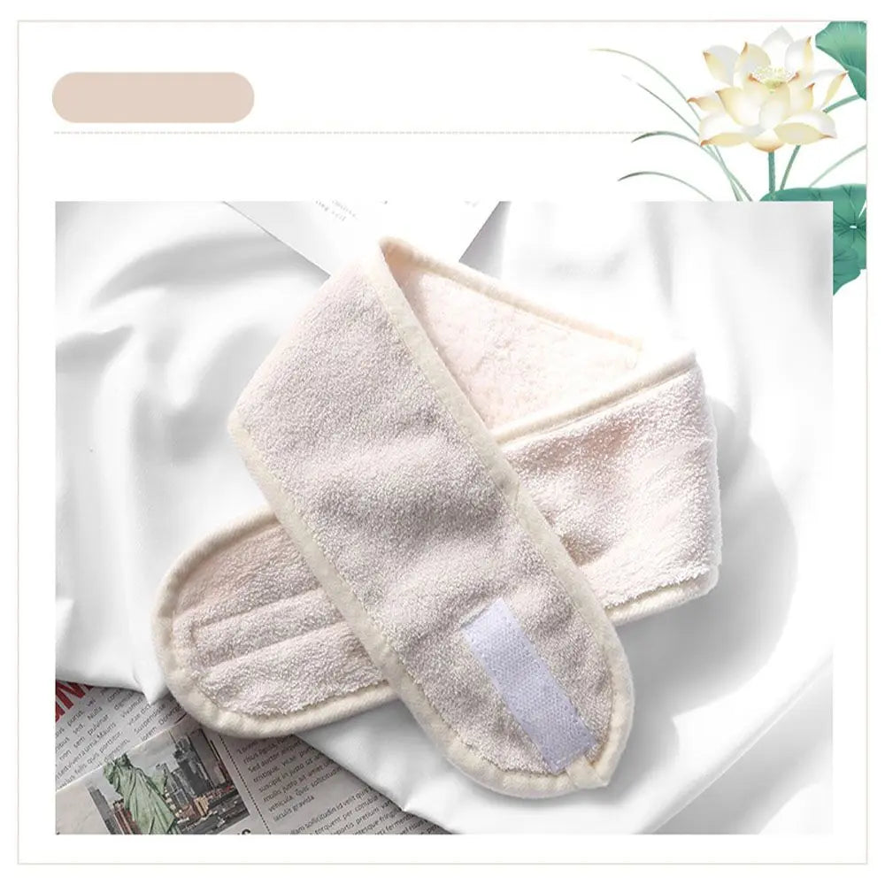 Fashion Headbands Wash Caps Shower Cosmetic Facial Adjustable Turban Tiara Turban Hairband Head Band