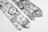 Cravate unisexe pour homme, motif dessin animé, décontractée, créative, nouveauté, accessoires uniques, cadeaux d'affaires, accessoires pour chemises de mariage