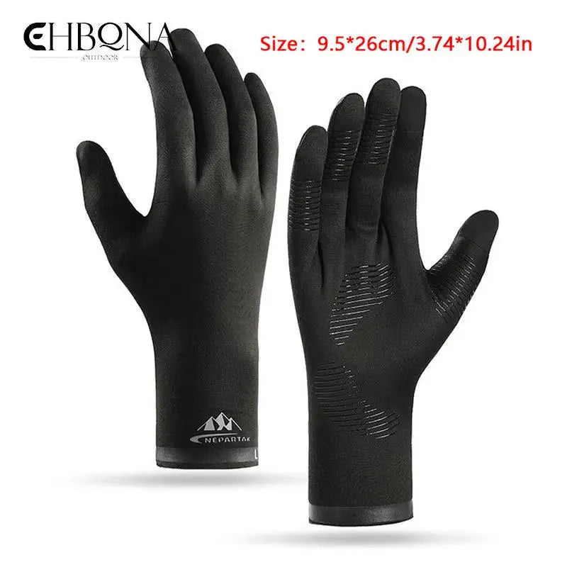 Gants de course chauds pour sports de plein air, hiver, écran tactile, gymnastique, fitness, doigts complets, pour hommes et femmes, gants magiques tricotés