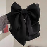 Barrettes à cheveux coréennes de grande taille pour femmes, accessoires pour queue de cheval haute