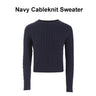AP Women 2025 Autumn and Winter Cableknit Sweater Soft Casual Five Color Available Lady Satin Dress