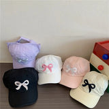 Casquettes de baseball d'été pour enfants, casquettes à queue de cheval hautes et creuses pour filles, chapeau de soleil à visière réglable, protection UV