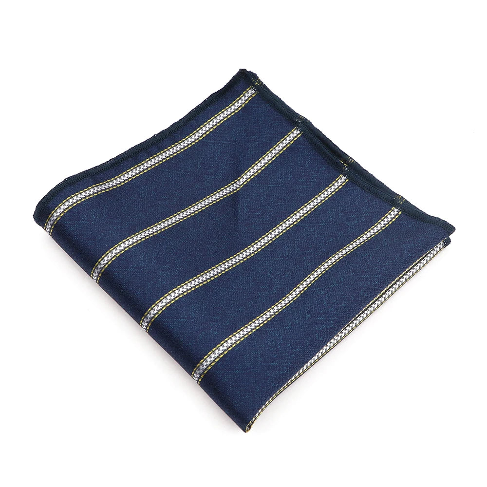 Mouchoir de poche en tissu jacquard de haute qualité, nouveau style, à pois, à rayures, à fleurs, adapté aux costumes de fête formels, au travail, cadeau