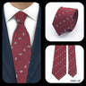 Cravates élégantes à pois pour hommes LYL 7 cm, cravate de luxe avec imprimé géométrique, cadeau pour invités, accessoires de festival pour gentleman