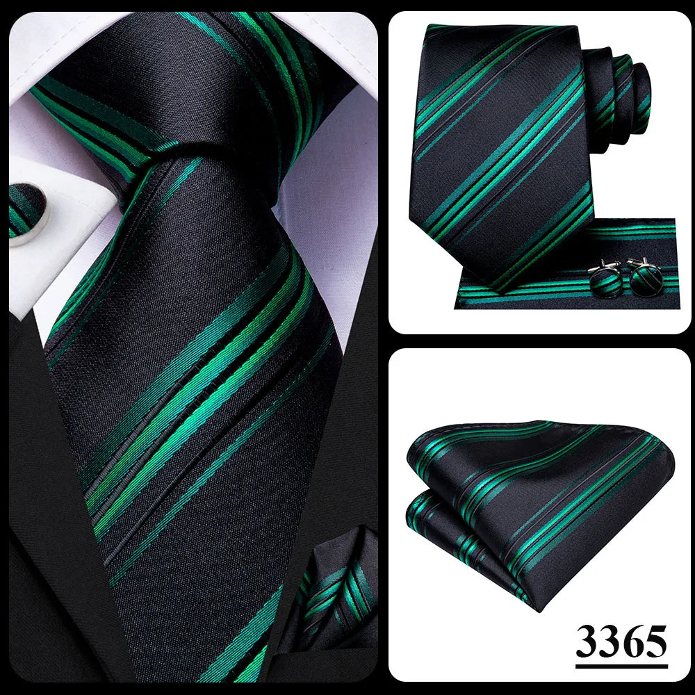 Hi-Tie – Cravate de mariage en soie violette unie à motif cachemire pour homme, ensemble de qualité avec boutons de manchette et mouchoir, cadeau tendance, livraison directe